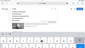 Aufgabe 1 iPad YouTube Suchmaschine